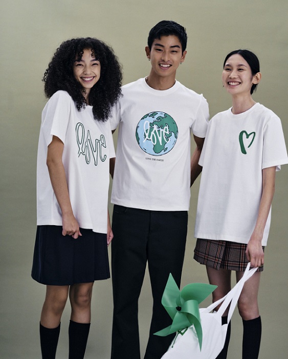 최근 선보인 친환경 소재의 패션 브랜드 ‘러브 바이 커티스쿨릭’/사진=신세계인터내셔날