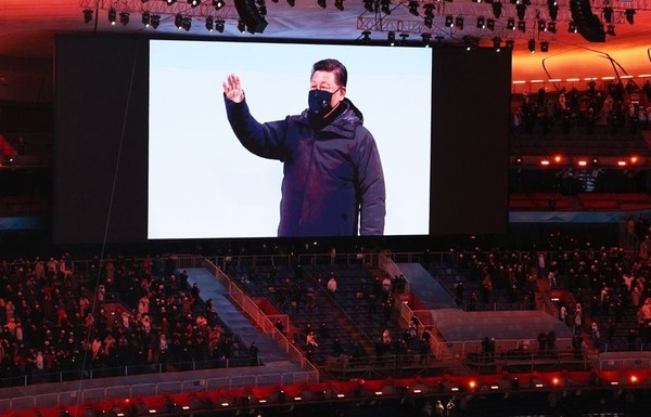 지난 4일 오후 중국 베이징 국립경기장에서 열린 ‘2022 제24회 베이징동계올림픽’ 개회식에 시진핑(習近平) 중국 공산당 총서기 겸 국가 주석이 참석해 있다. /사진=연합뉴스